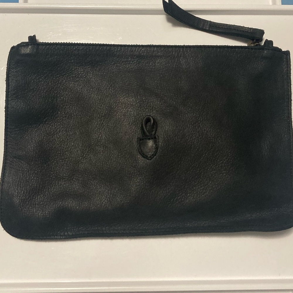 Black Delphine Conty Clutch Crossbody Pochette